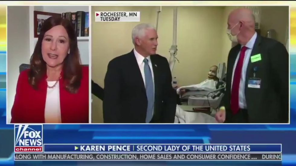 Mike Pence's wife says he was 'unaware' of Mayo mask policy despite clinic claiming to have told VP office.mp4