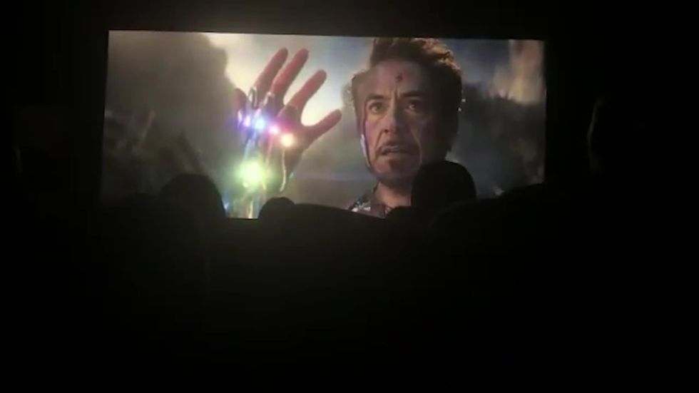 Cinema reaction to Avengers: Endgame filmed by co-director