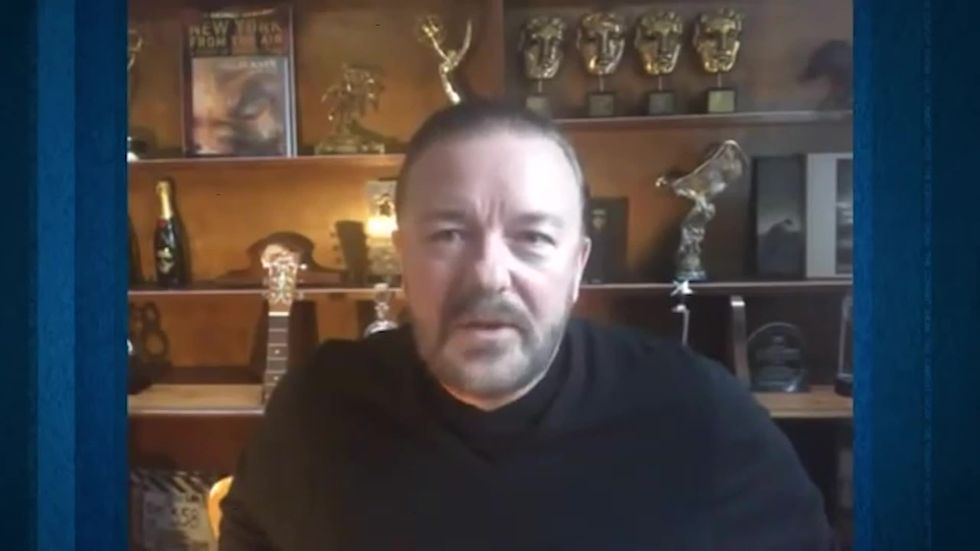 Ricky Gervais jokes about toilet paper shortage