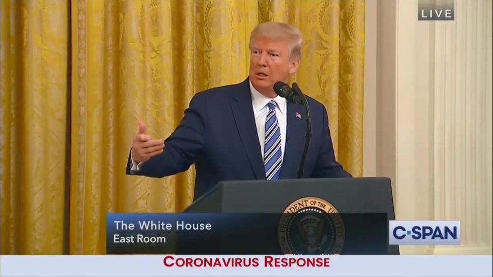 Trump maintains coronavirus will disappear