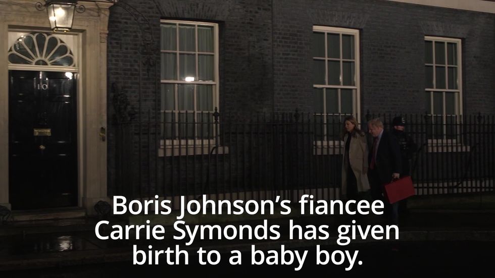 Boris Johnson’s fiancee Carrie Symonds gives birth to baby boy