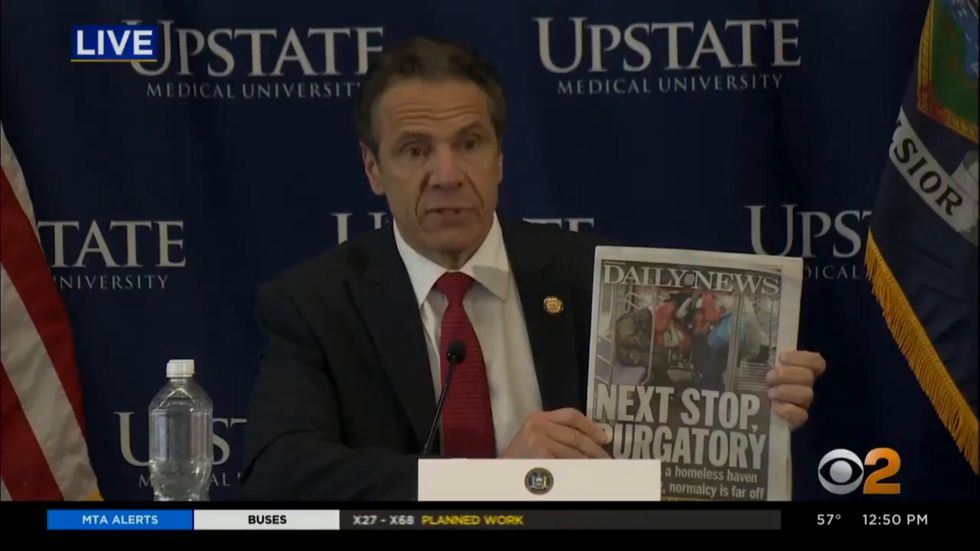 Cuomo criticises homeless problem in NYC as people seek shelter on subway cars