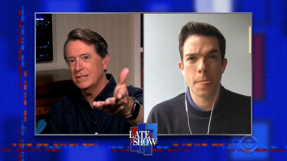 Stephen Colbert and John Mulaney interpret each other's dreams