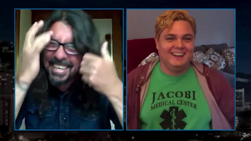 Dave Grohl surprises ER nurse recovering from coronavirus