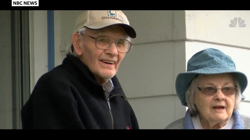 Neighbours celebrate 90-year-old's birthday with car parade