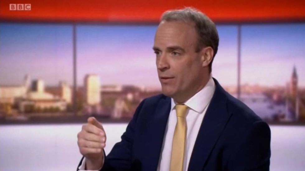 Dominic Raab tells Andrew Marr social distancing will become 'new normal'