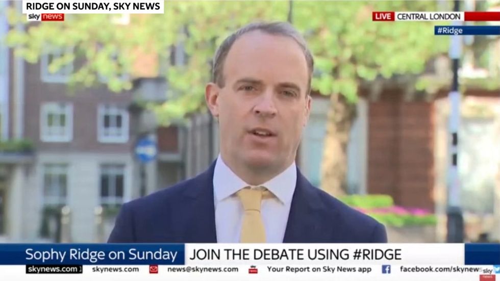 Dominic Raab says social distancing will be a 'new normal'