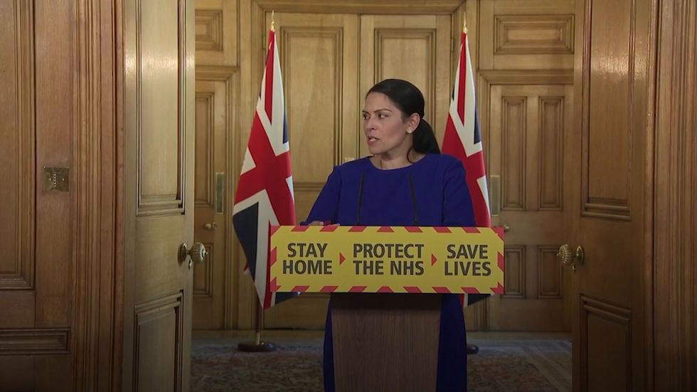 Priti Patel: Hospital deaths passing 20,000 'deeply tragic and moving moment'