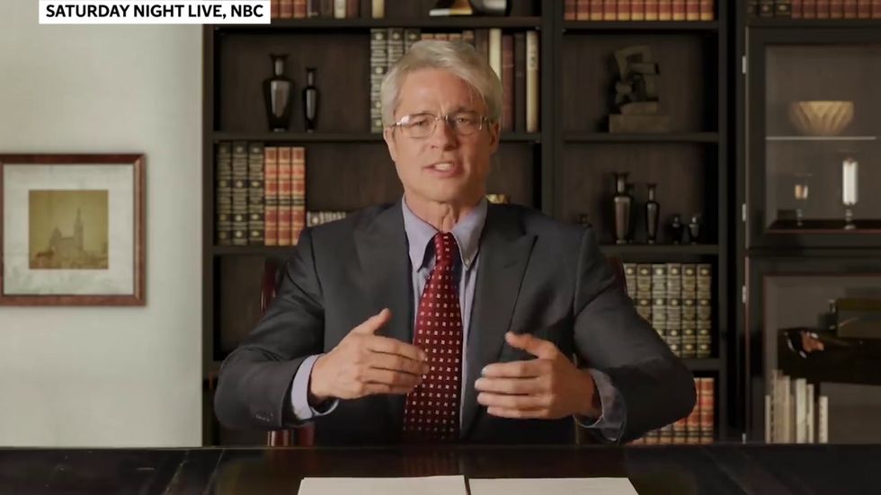 Brad Pitt impersonates Dr Anthony Fauci on SNL