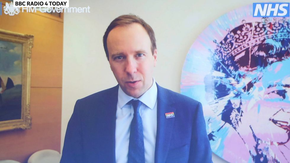 Matt Hancock says 'nothing is guaranteed in life' as government scrambles to meet its target of 100,000 coronavirus tests a day