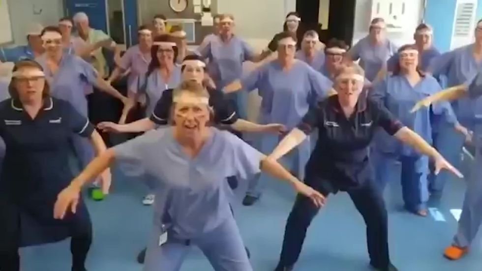 British nurses slammed for performing Māori Haka in face paint and head tape