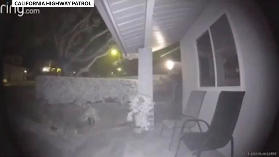 Speeding car flies off road, smashing through house wall