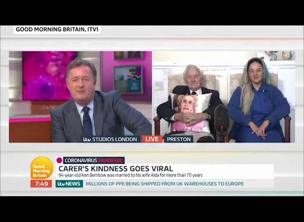 D-Day veteran's story of late wife on Good Morning Britain