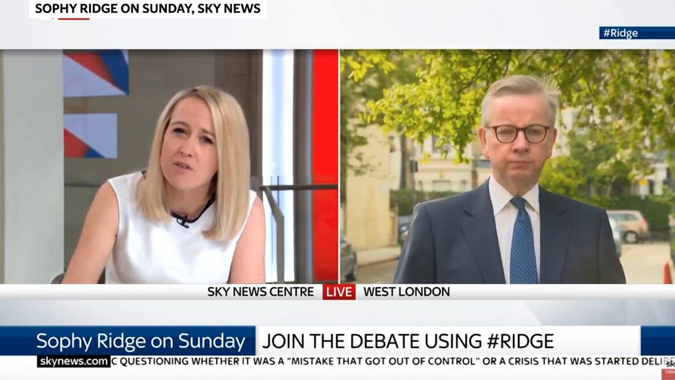 Michael Gove suggests there should be a 'public debate' over easing lockdown measures