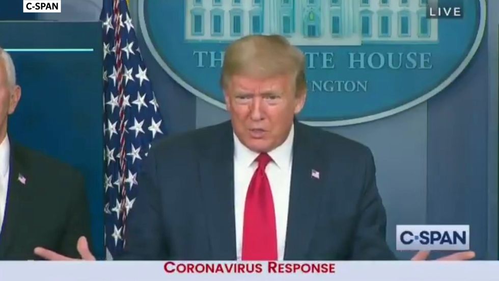 'They want to take their guns away' Trump unrepentant after 'liberate' tweets