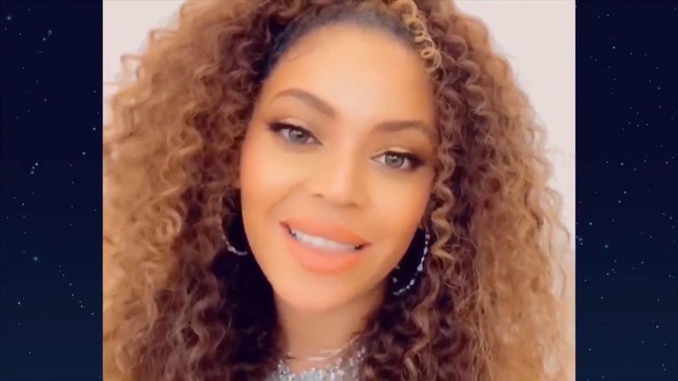 Beyonce makes a surprise appearance on the Disney Family Singalong