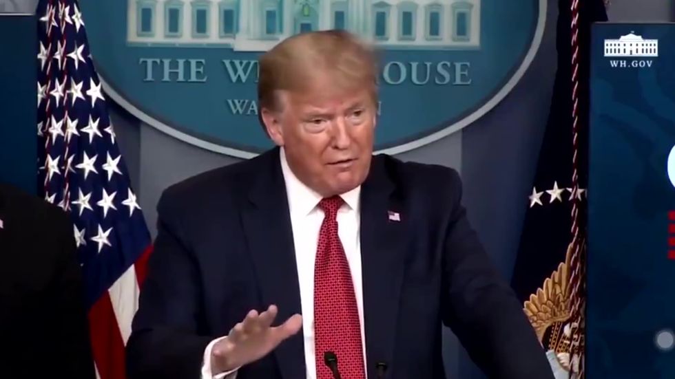 Trump says some states could start reopening 'literally tomorrow'