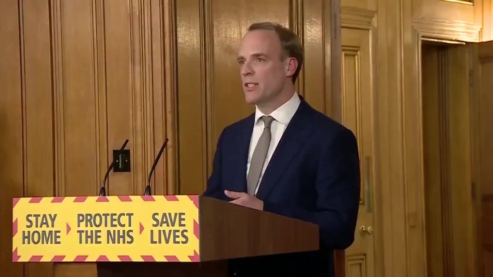 UK coronavirus lockdown extended for three weeks, says Dominic Raab