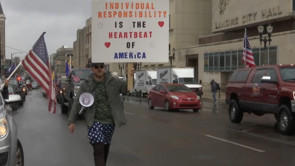 Operation Gridlock: Thousands of conservatives block Michigan streets in protest over stay at home order