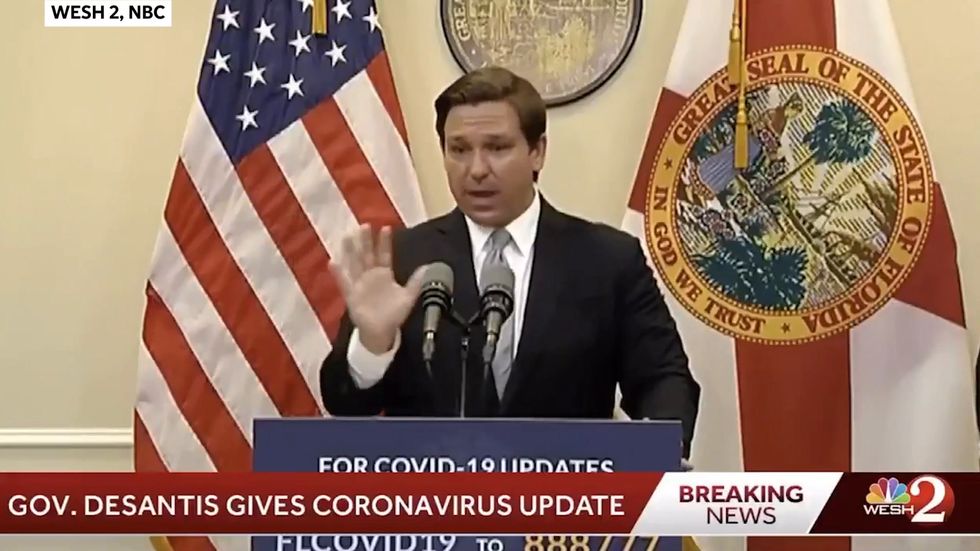 Florida governor Ron DeSantis says public is 'starved' of TV sports