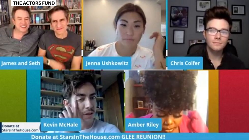 Glee cast reunite for virtual coronavirus fundraiser