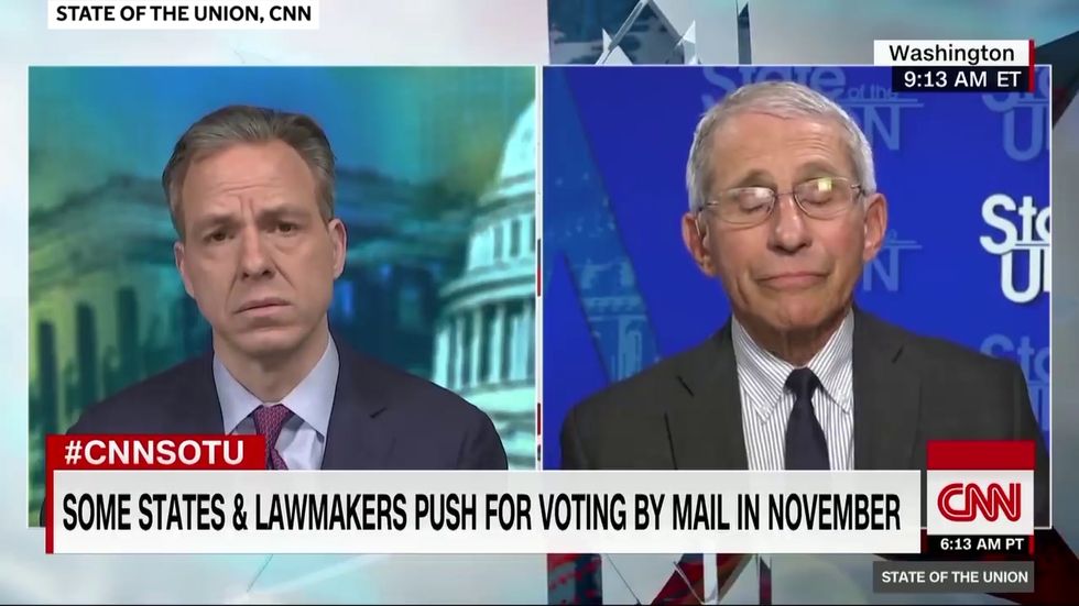 Dr Fauci 'can't guarantee' it will be safe to vote in November
