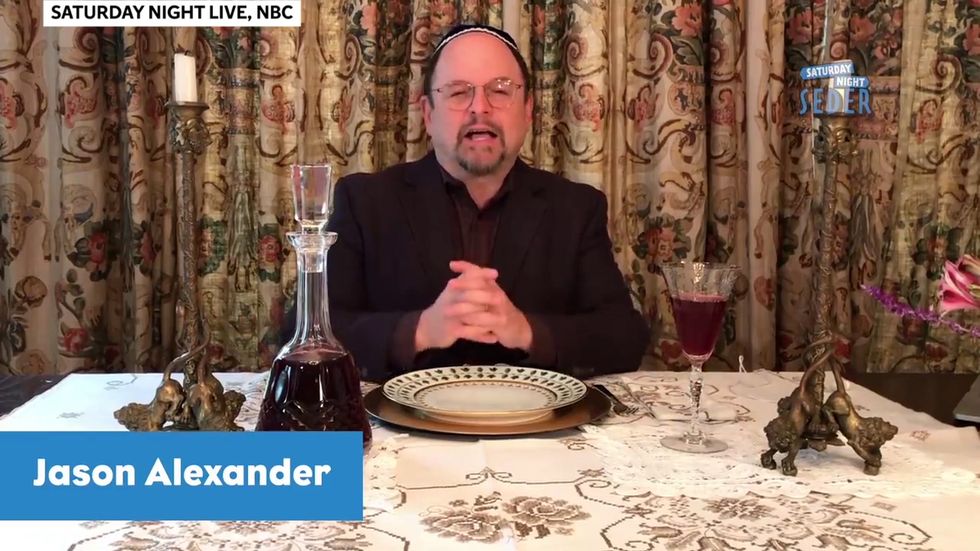 Stars host virtual Passover Seder on Saturday Night Live