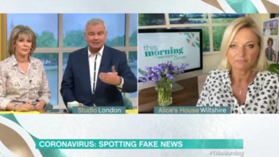 Eamonn Holmes criticises 'mainstream media' for 'slapping down' 5G coronavirus conspiracy theory