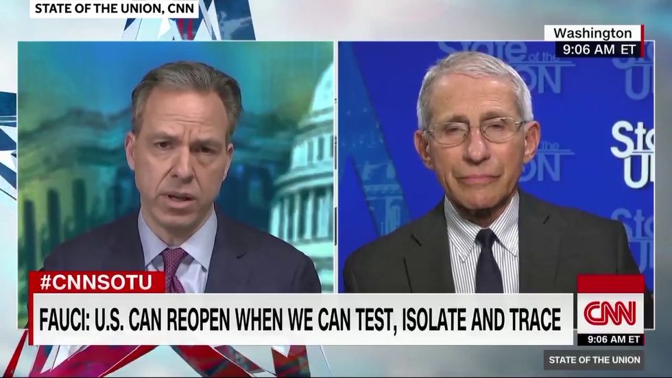 Dr Fauci says US could start gradual reopening in May