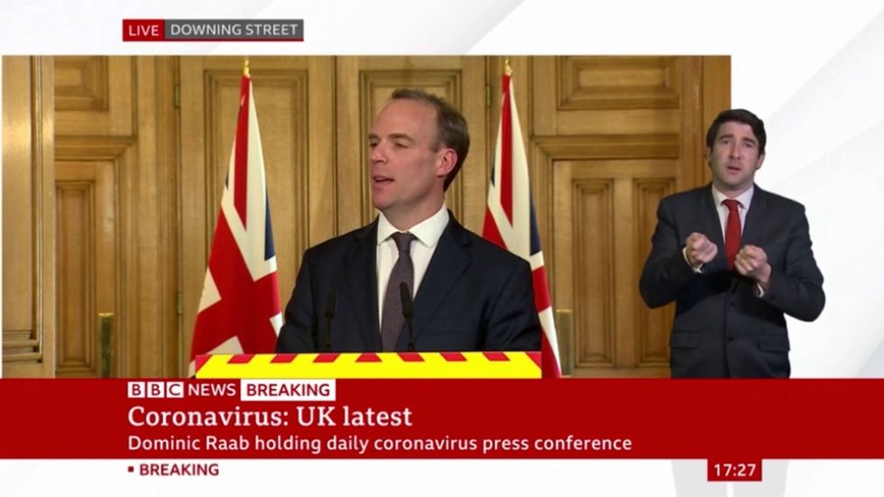 Dominic Raab: ‘I have all the authority I need to make the relevant decisions’ as Boris Johnson in intensive care