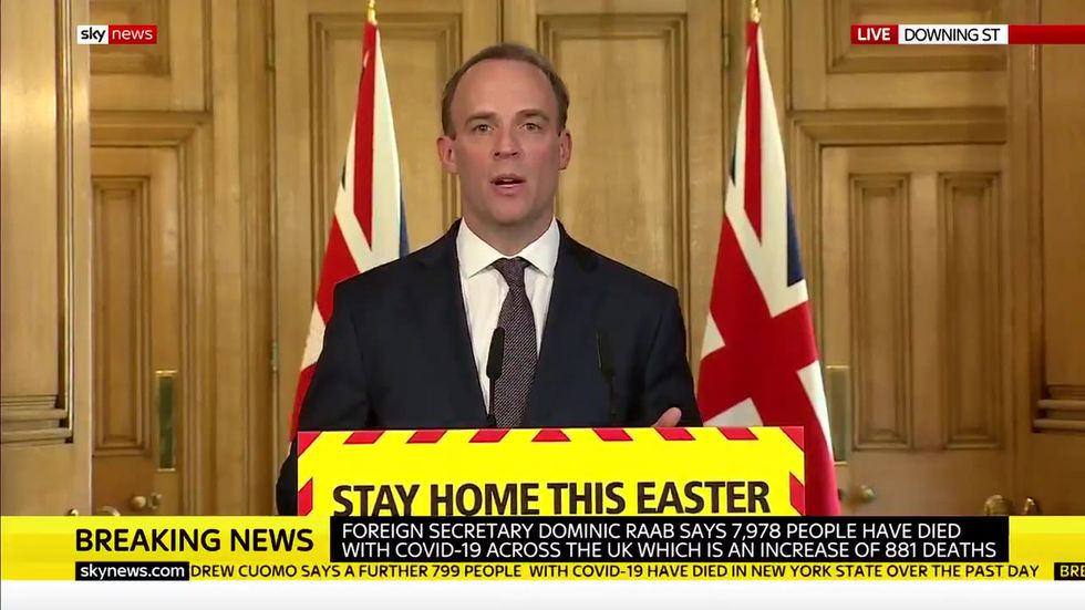 'Too early' to lift lockdown measures, says Dominic Raab
