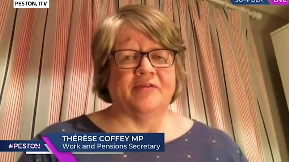 1.2 million people have made universal credit claims Therese Coffey says