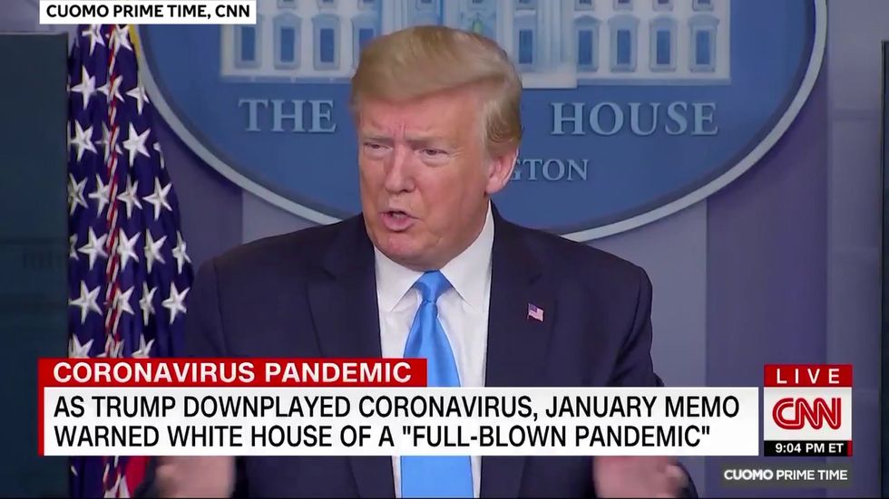 Chris Cuomo blasts Trump's handling of coronavirus