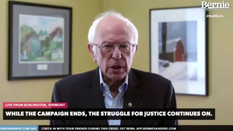 Bernie Sanders ends presidential campaign for 2020