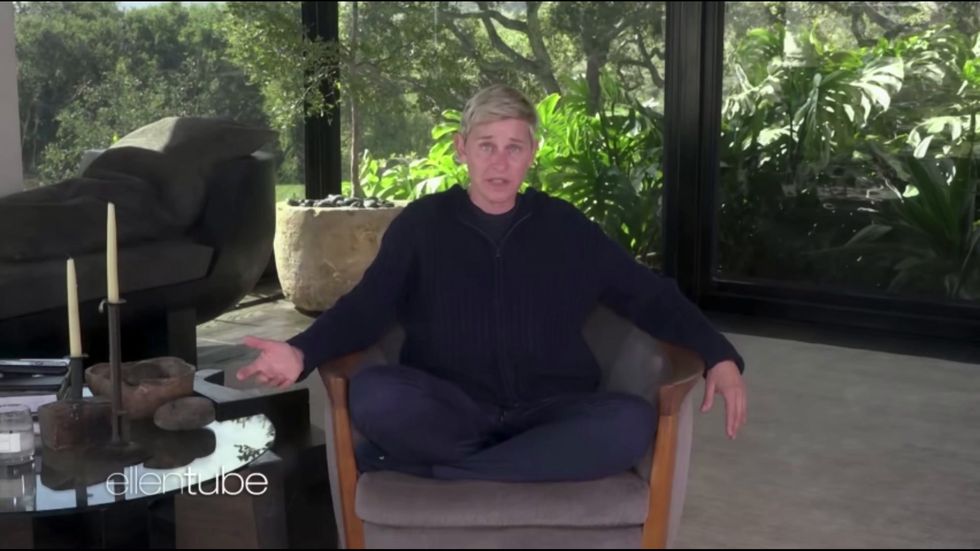 Ellen DeGeneres jokes that confinement is like jail