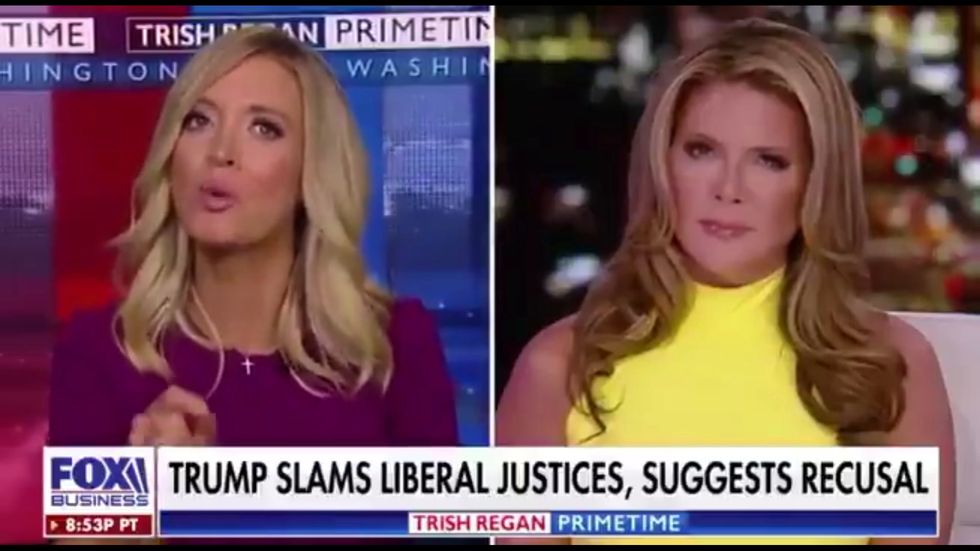 Video resurfaces of Trump's new press secretary saying the president will stop Covid-19 from coming to US