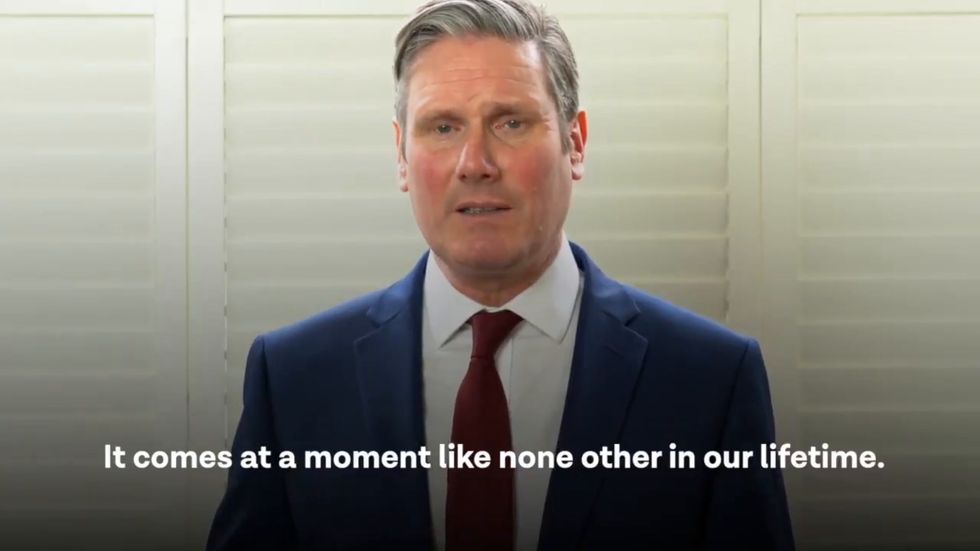 Keir Starmer addresses Labour leadership win