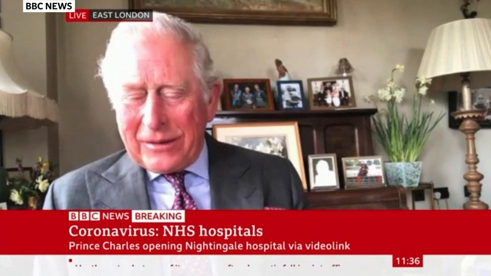 The Prince of Wales opens London's new Nightingale Hospital