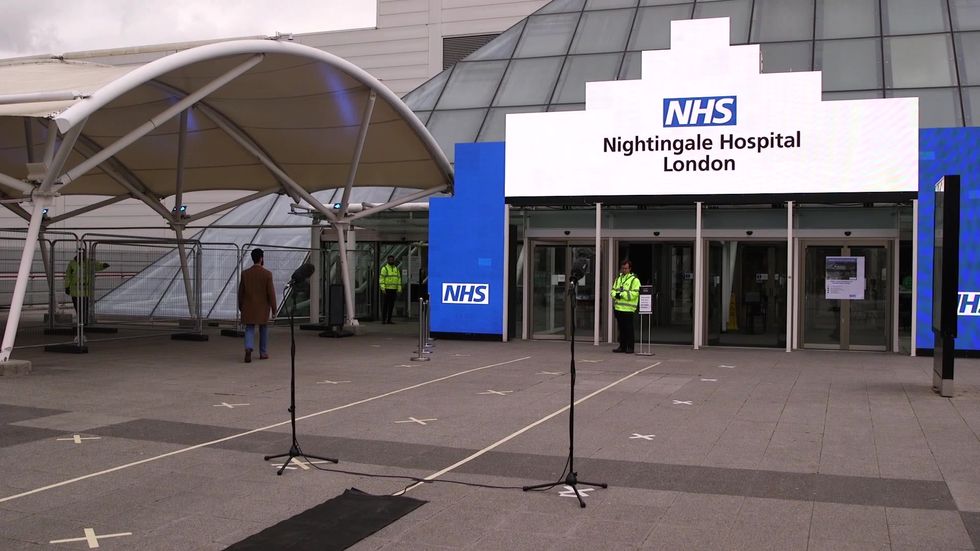 Stage set for opening of London's Nightingale Hospital