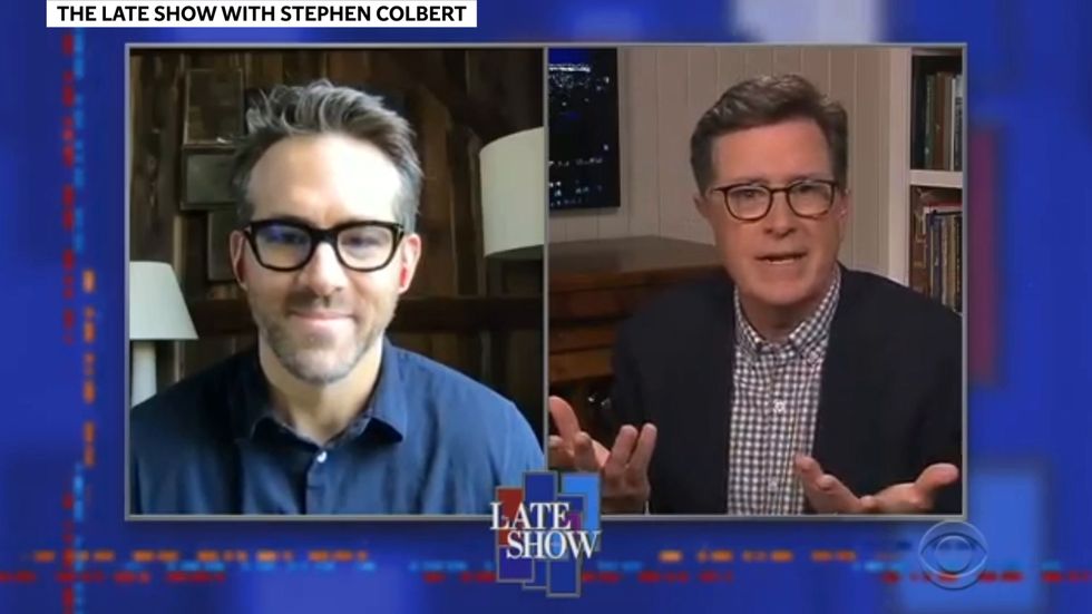 Ryan Reynolds has the perfect response when asked if he misses masculine company