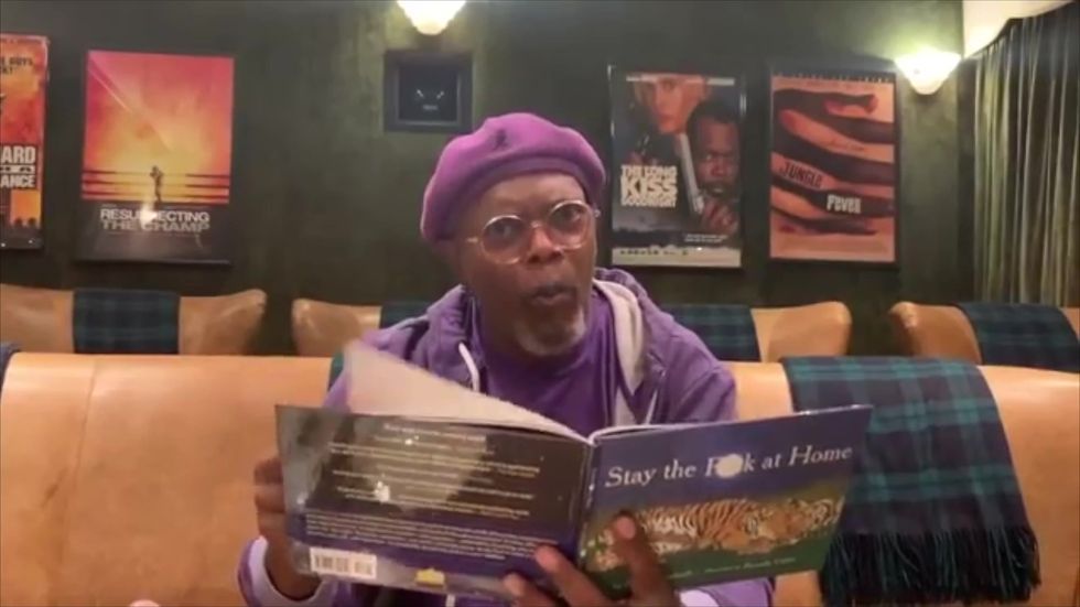 Samuel L Jackson reads coronavirus poem