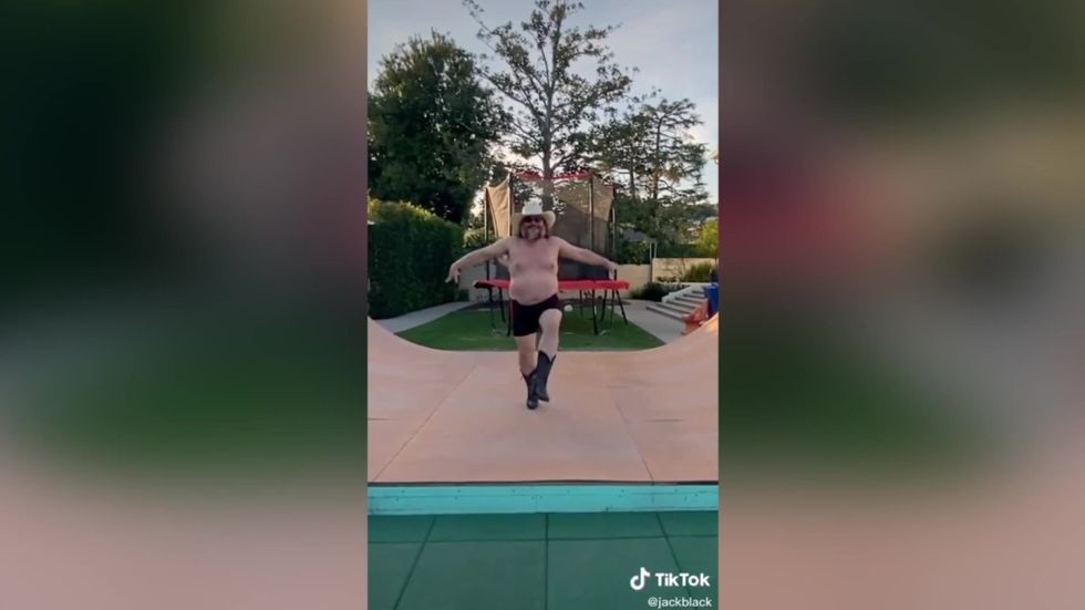Jack Black makes TikTok debut