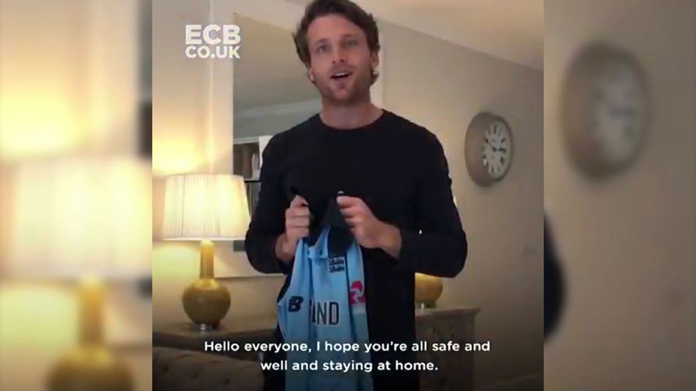 Jos Buttler auctioning off Cricket World Cup final shirt