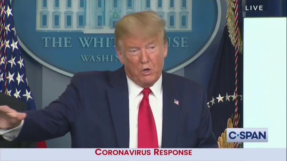 Trump says ventilators being held back ahead of expected 'surge' in cases