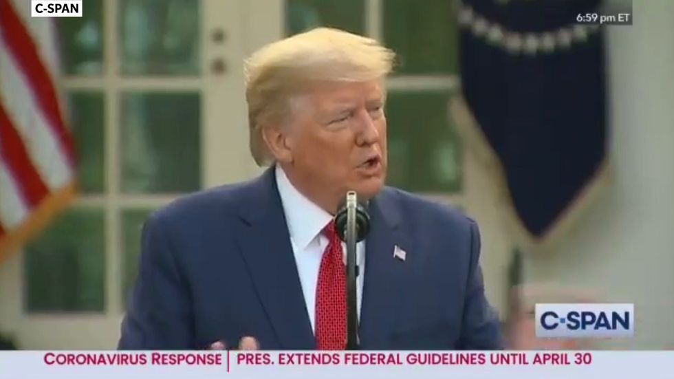 Trump brags about his daily briefings on coronavirus getting better ratings than 'The Bachelor'