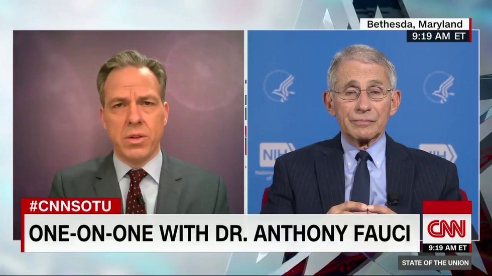 Dr Fauci says he predicts '100000-200000' people could die from Covid-19
