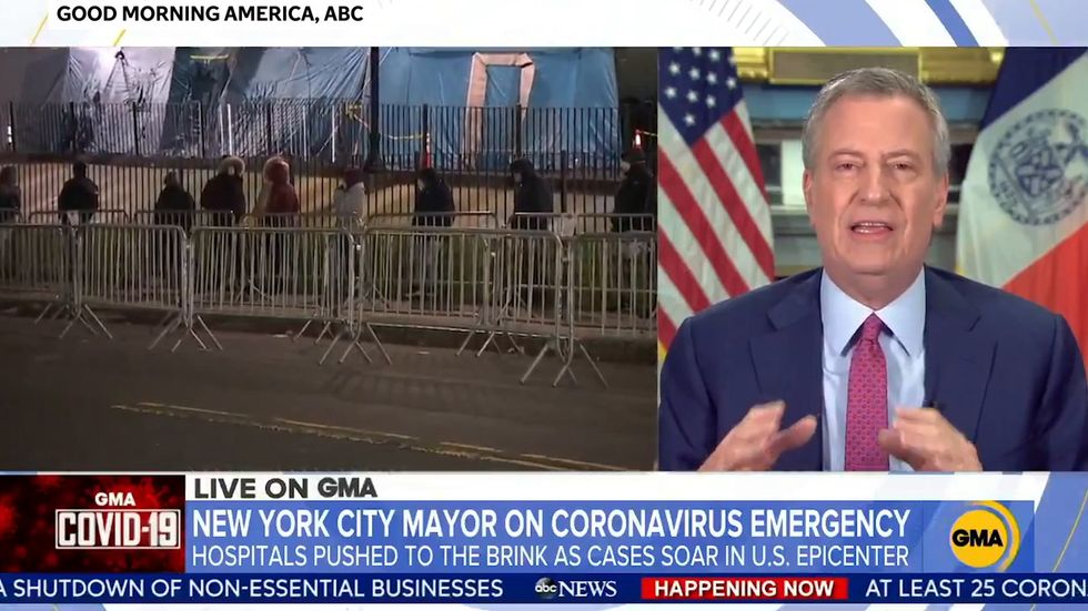 De Blasio says New Yorkers should be 'ready' for the city to stay closed until the end of May
