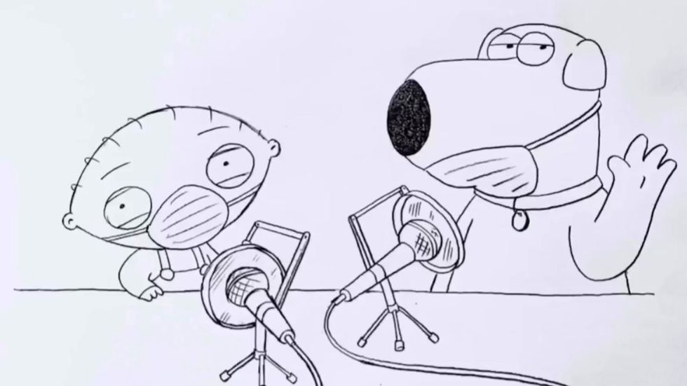 Family Guy offers coronavirus tips