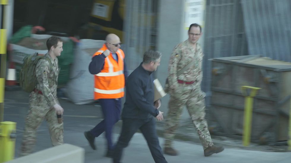 Coronavirus: Activity around ExCeL centre being turned into a hospital