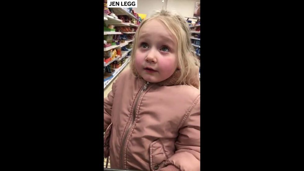 'It's a joke': Four-year-old girl sums up why people shouldn't stockpile